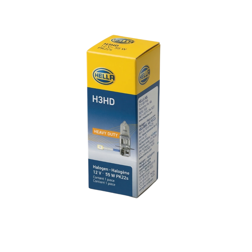Ampolleta H3 24v. 55W PK22s T3.25 Double Power