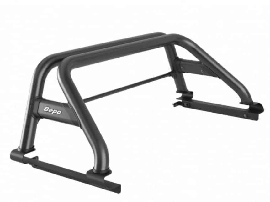Barra sobre riel "Elegance" Bepo Chevrolet Colorado LS/LT/LTZ - Negra 2018-2024