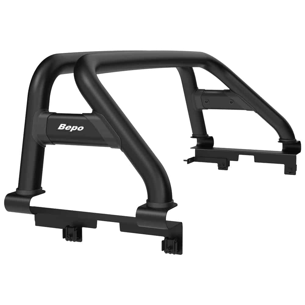 Barra sobre riel "Elegance" Bepo Ford New Ranger XL/XLS/XLT/Raptor - Negra 2023-2026