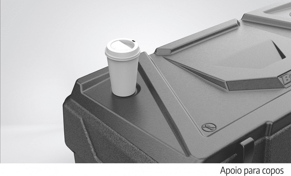 Caja Plastica Bepo Pequeña - 160 Lts. (L:97-An:42-Al:43cms)