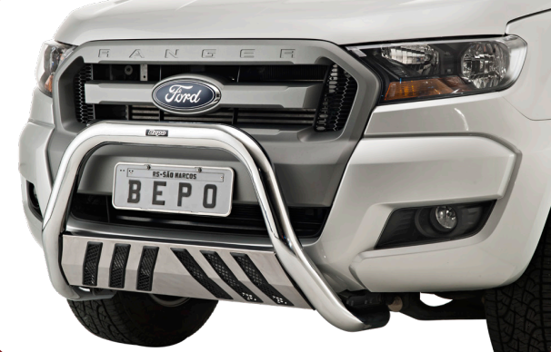 Defensa "Sport" Bepo Ford Ranger XL/XLS/Raptor - Cromo 2013-2024