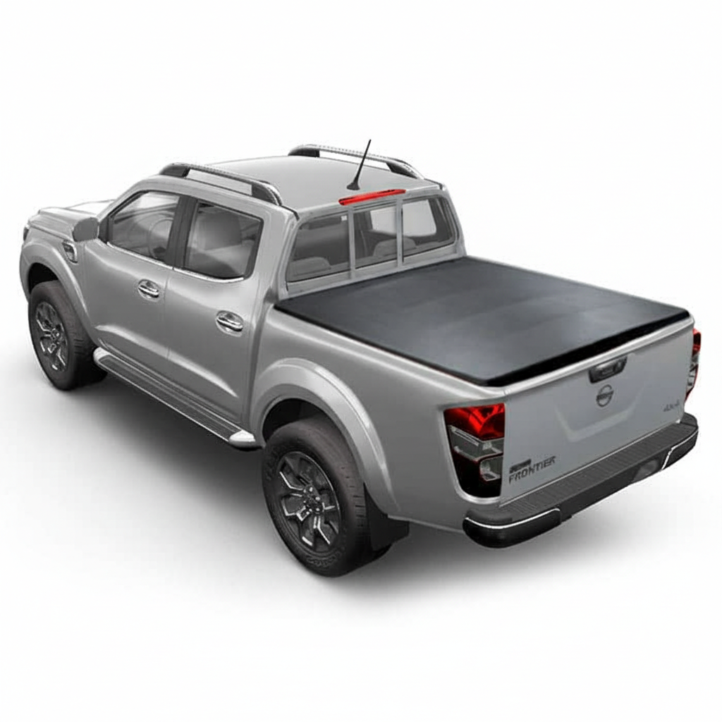 Lona Marítima Flashcover Roller Nissan NP-300 S Cabina Simple con protección luneta 2017-2020