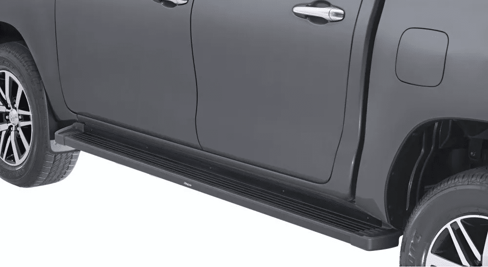 Pisaderas Aluminio "G3" Bepo Toyota Hilux DX/SR/SRV - Aluminio Negra 2016-2026
