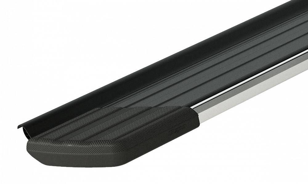 Pisaderas Aluminio "SUV" Bepo RAM 700 SLT Cabina Simple - Aluminio Negra/cromo 2023-2026