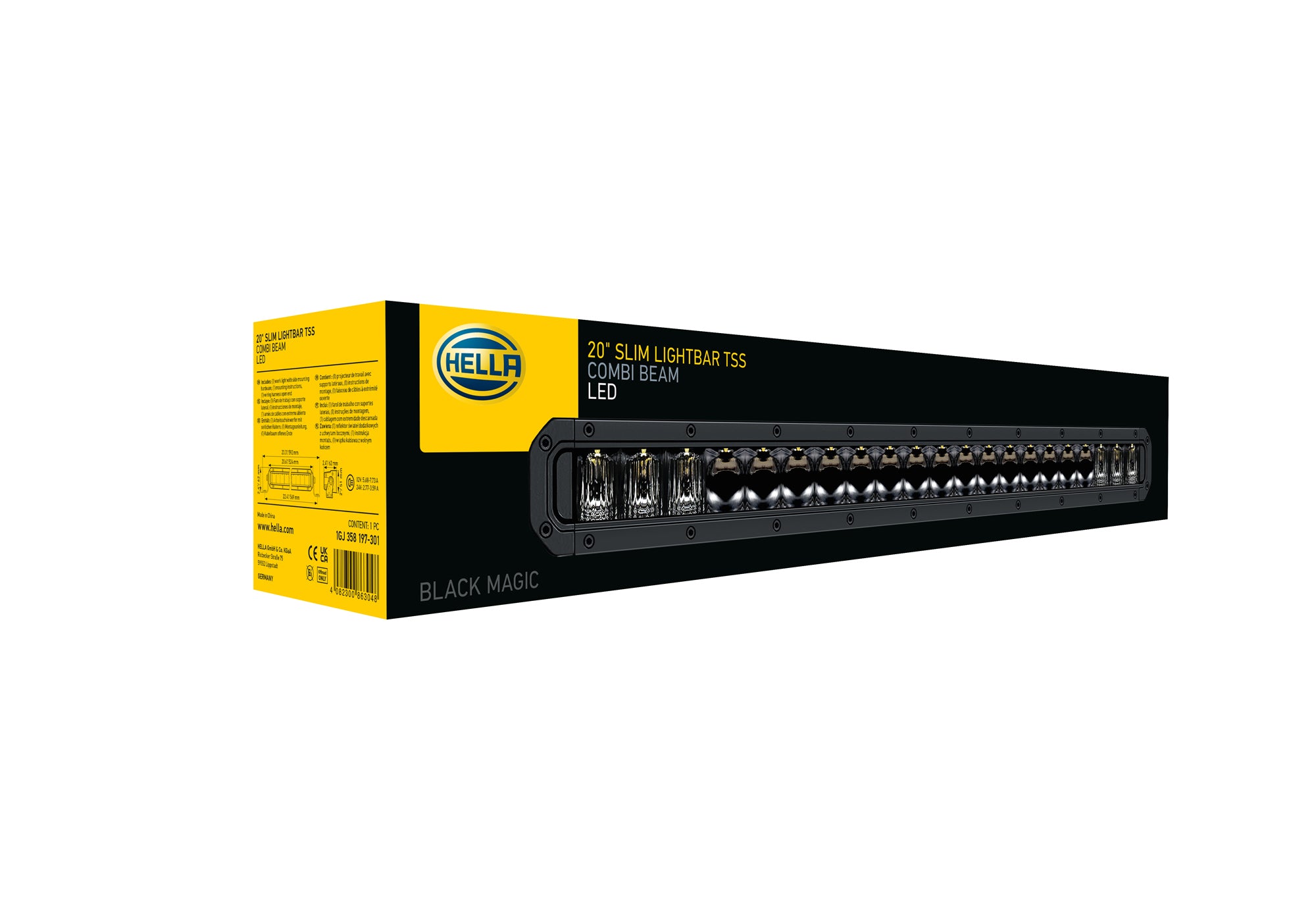 Hella BLACK MAGIC "TOUGH" BARRA 20" - Slim Lightbar