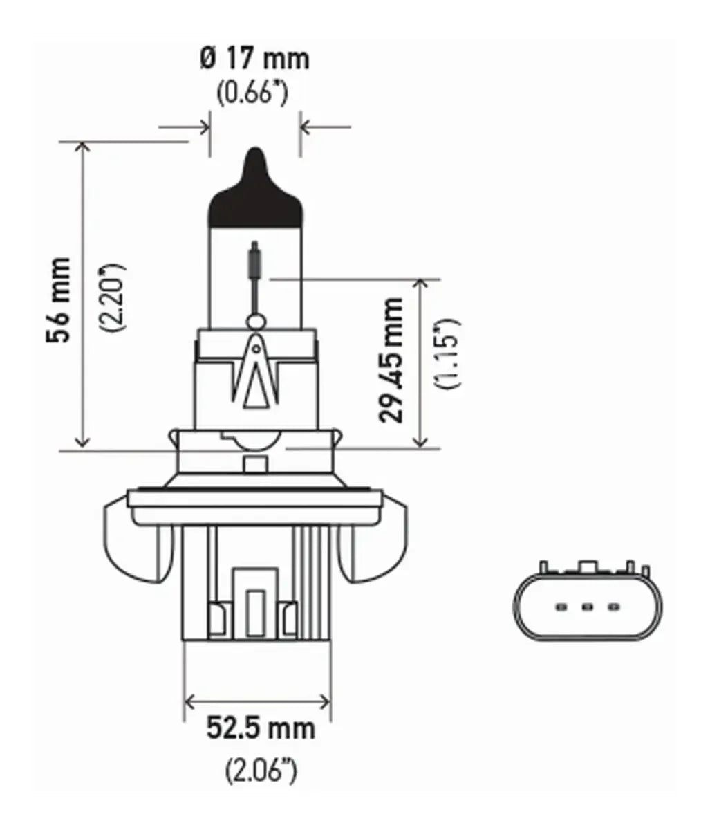 Ampolleta H13 12v.. 60/55W High Performance 2.0 (par)