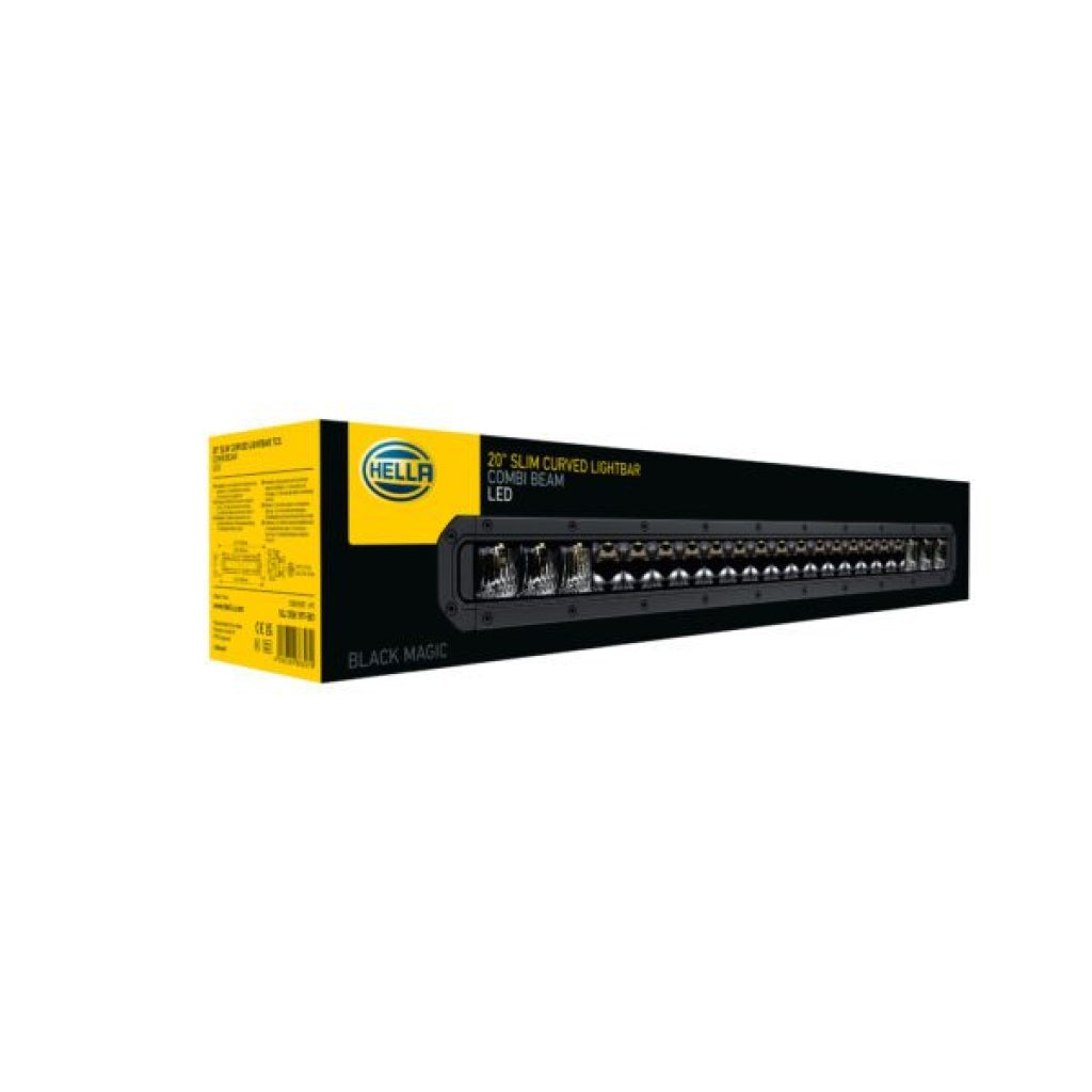 Hella BLACK MAGIC "TOUGH" BARRA 20" - Slim Curved Lightbar