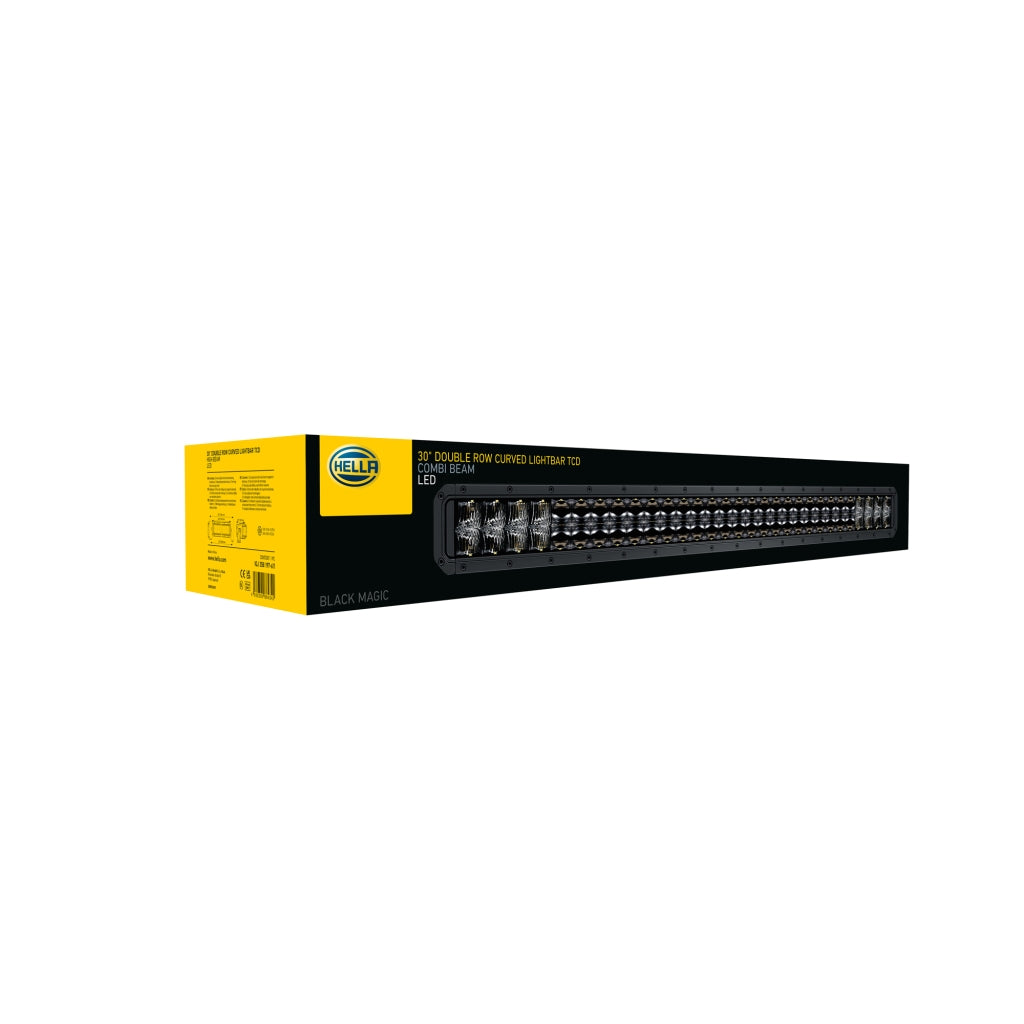 Hella BLACK MAGIC "TOUGH" BARRA 30" - Double Curved Lightbar