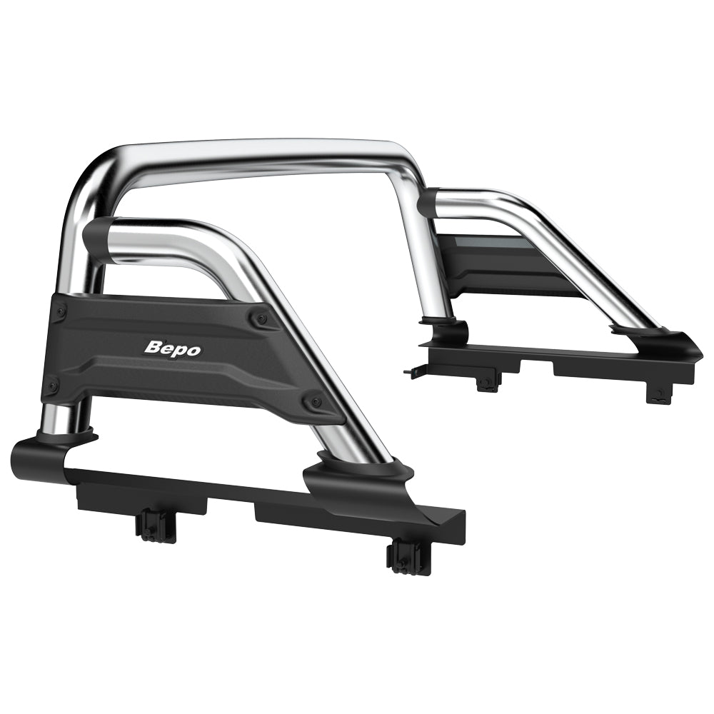 Barra sobre riel "B5" Bepo Chevrolet New Colorado WT/LTZ - Cromo 2024-2026