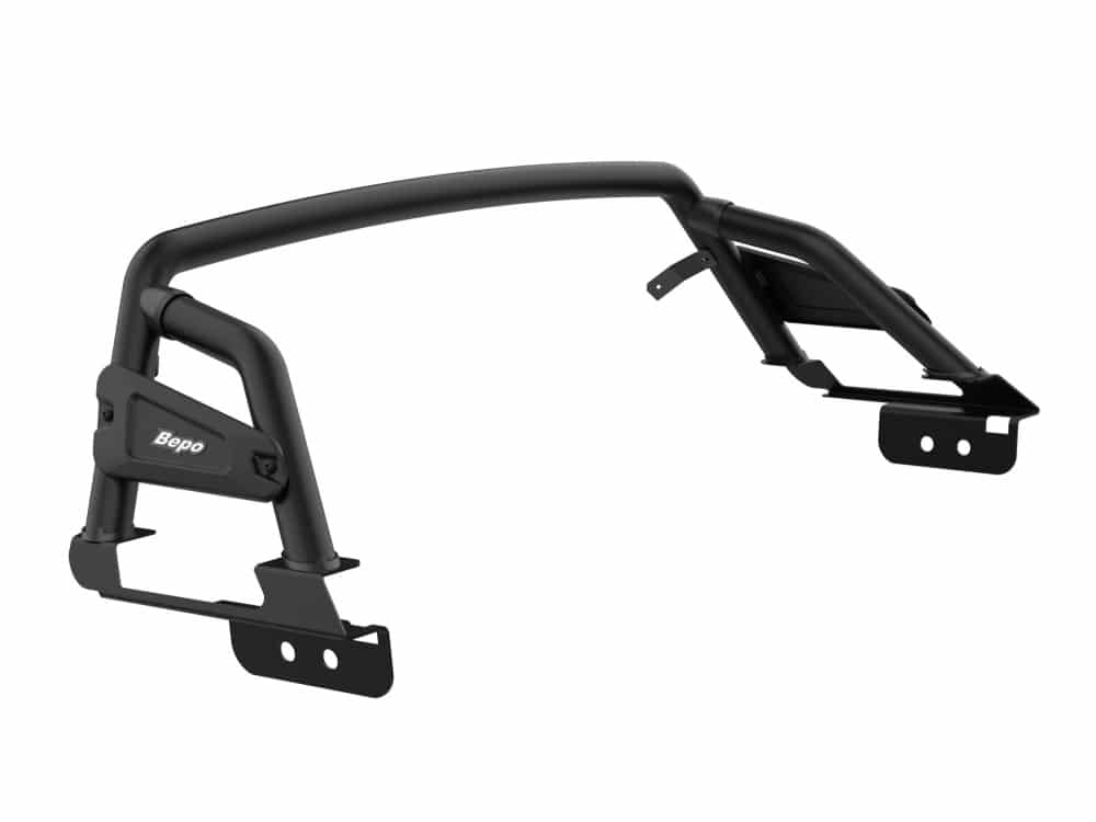 Barra sobre riel "Sunset 2" Bepo RAM Rampage BigHorn/Laramie/RT - Negra 2024-2026