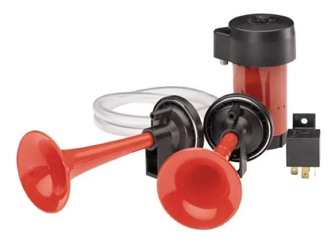 Kit Bocina Aire 12v. - Doble - (empaque retail)