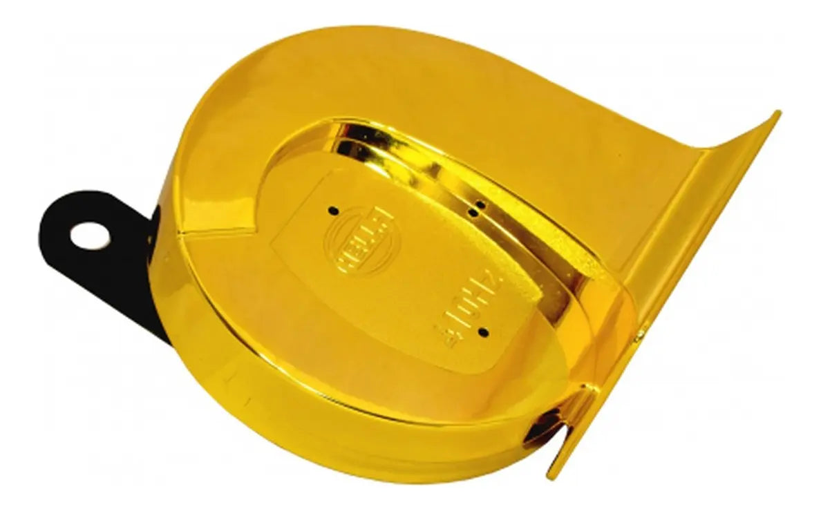 Kit Bocina Trompeta Doble 12v. Universal - Dorada