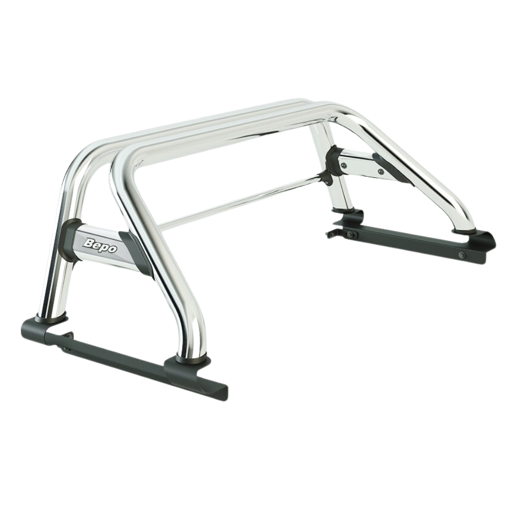 Barra sobre riel "Elegance" Bepo Volkswagen Amarok Trendline/Comforline/Highline - Cromo 2010-2026
