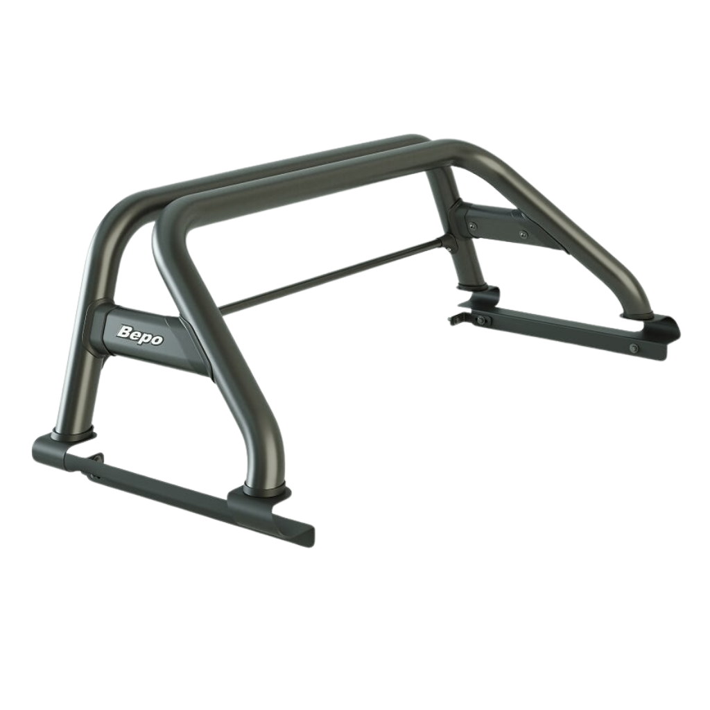 Barra sobre riel "Elegance" Bepo Volkswagen Amarok Trendline/Comforline/Highline - Negra 2010-2026