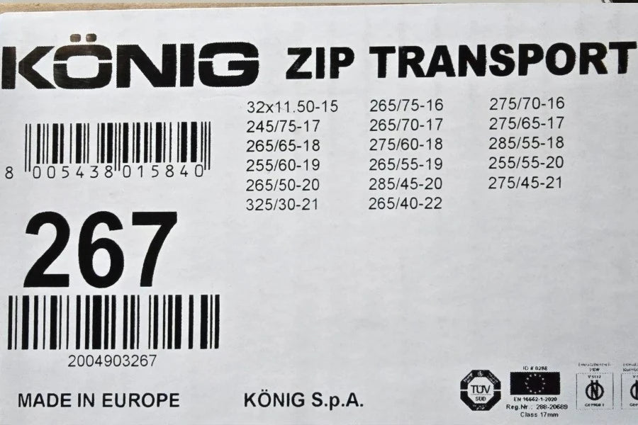 CADENA NIEVE KONIG ZIP TRANSP 267
