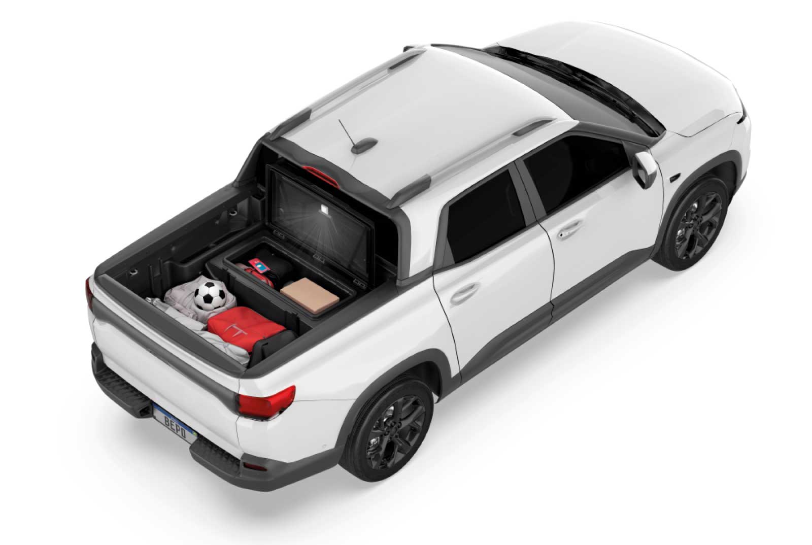 Caja Plastica Bepo Pequeña - 160 Lts. (L:97-An:42-Al:43cms)