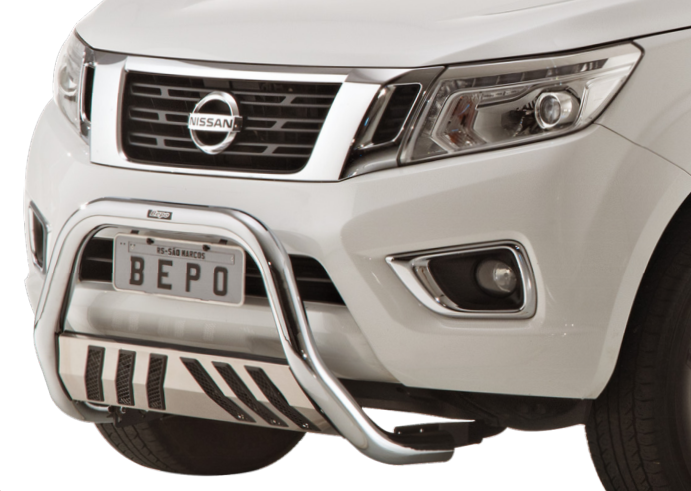 Defensa "Sport" Bepo Nissan NP-300 / New NAVARA SE/XE/Platinium - Cromo 2017-2026