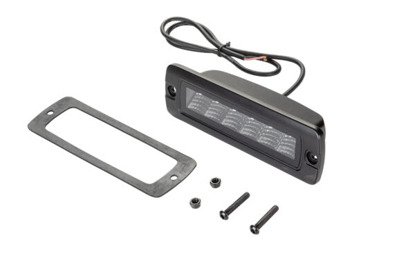 Hella BLACK MAGIC 6LED Mini Barra - Flood Beam Embutido