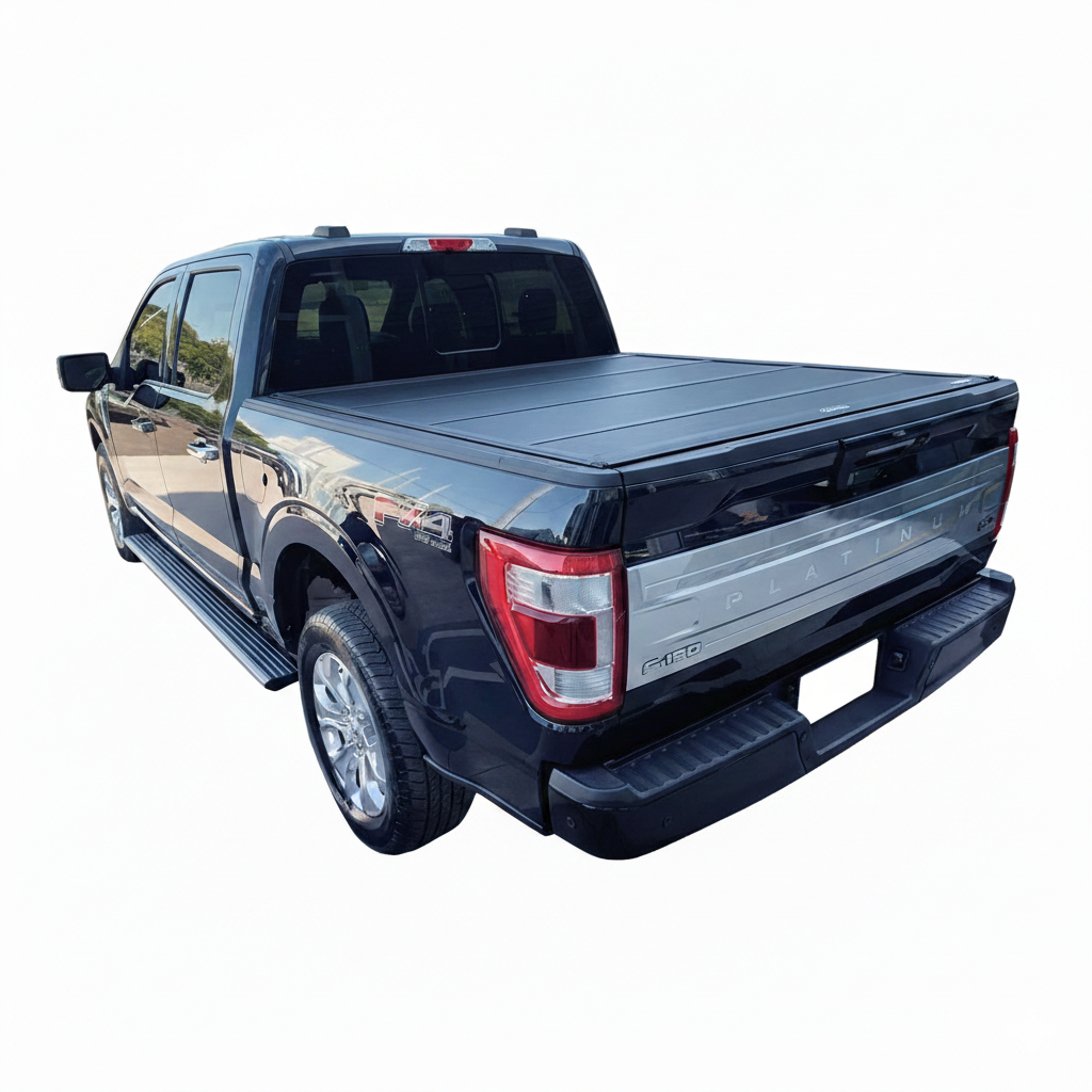 Lona Marítima Flashcover ALL BLACK Ford New F-150 XLT/Lariat/Platinium/Raptor 2021-2026
