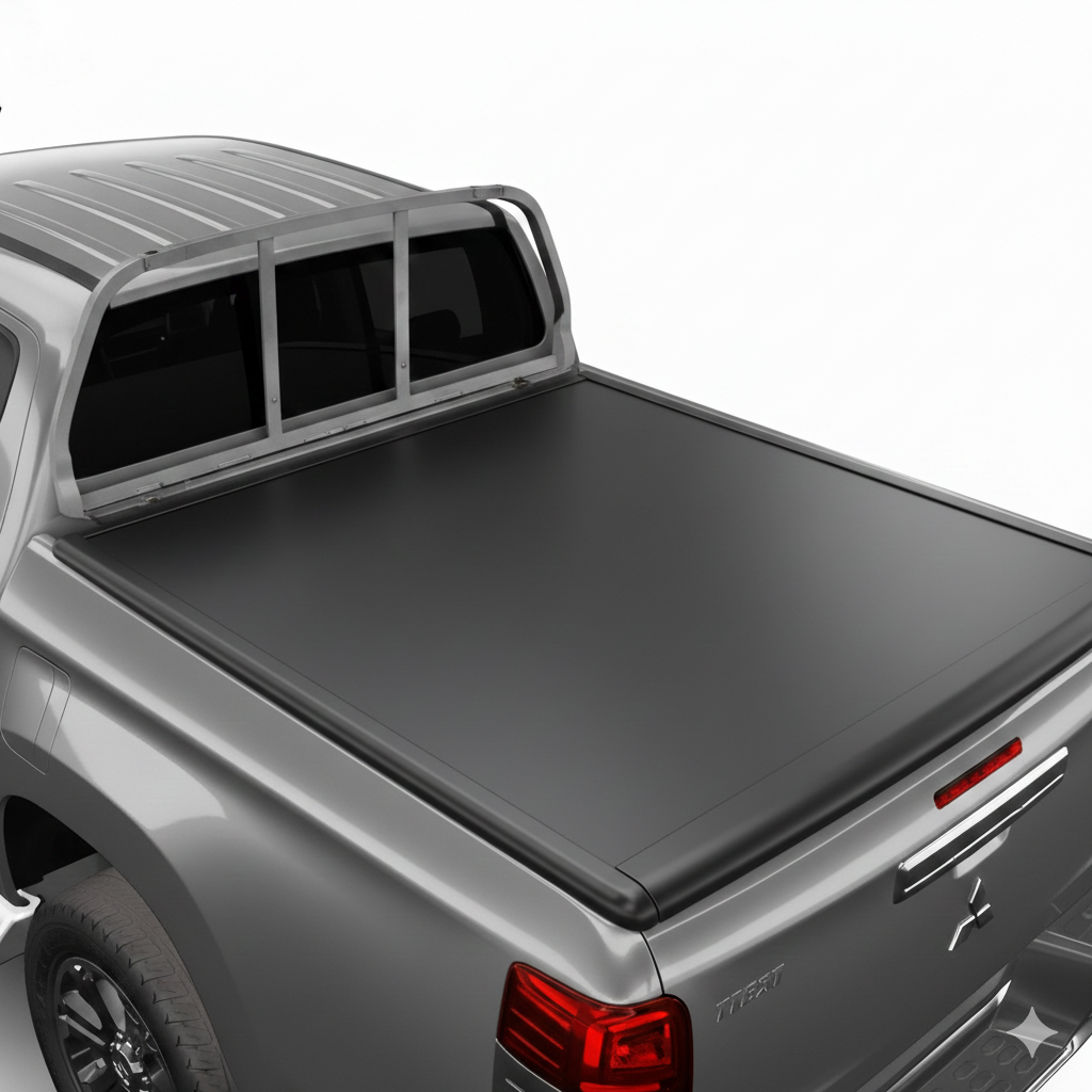 Lona Marítima Flashcover Roller Mitsubishi L200 Work/Katana 4x2 con protección luneta 2016-2024