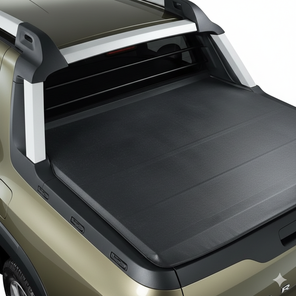 Lona Marítima Flashcover Roller Renault Oroch Outsider con protección luneta 2018-2026