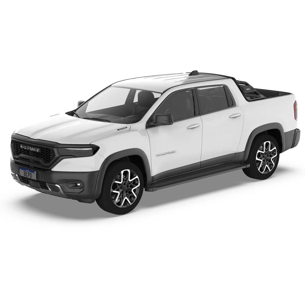 Pisaderas Aluminio "G3" Bepo RAM Rampage BigHorn/Laramie/RT - Aluminio Negra 2024-2026