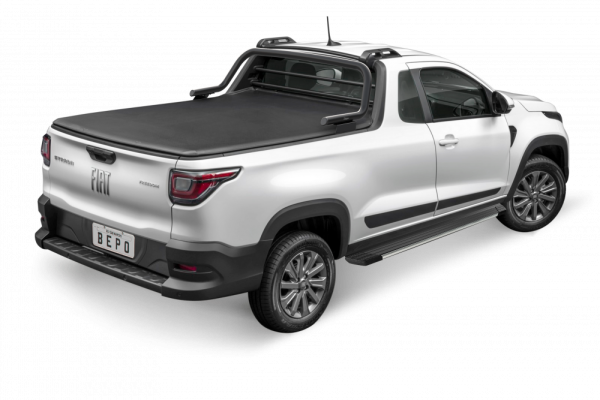 Pisaderas Aluminio "SUV" Bepo RAM 700 SLT Cabina Simple - Aluminio Negra/cromo 2023-2026