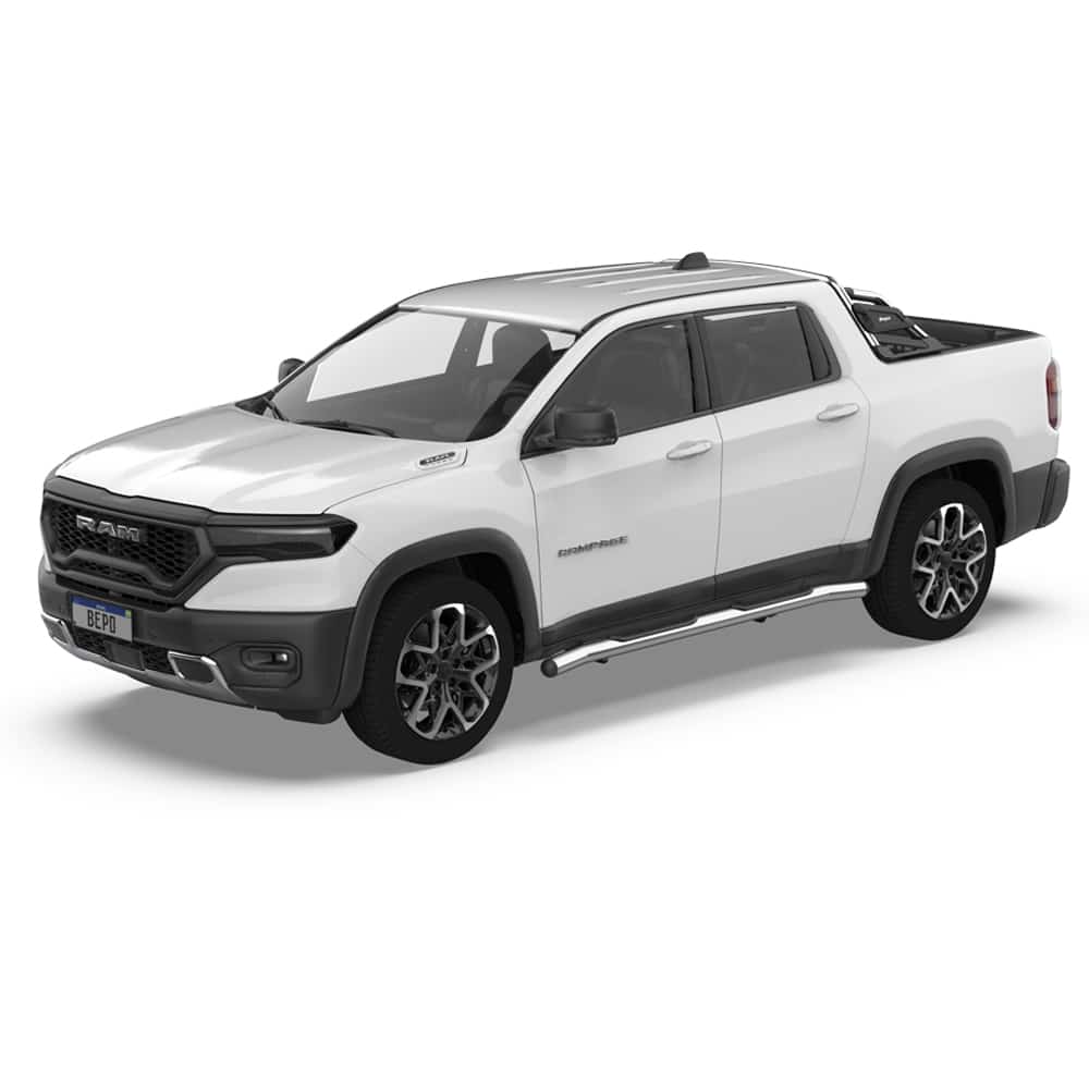Pisaderas "Tubo" Bepo RAM Rampage BigHorn/Laramie/RT - Cromo 2024-2026