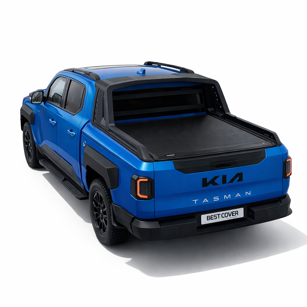 Tapa Retráctil Bestcover Eléctrica KIA New Tasman con barra OEM 2025-2026