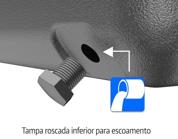 Accesorio Exterior Bepo Caja Plastica Pickup Peque?a - 160 Lts. (L:97-An:42-Al:43cms) /-/ - Imagen 7